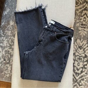 Abercrombie & Fitch Gray Women Jeans Low Rise Baggy